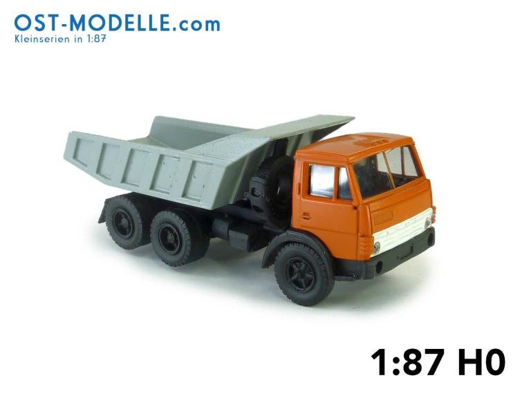 Preview: KamAZ-5511 Kipper 1984 orange grau